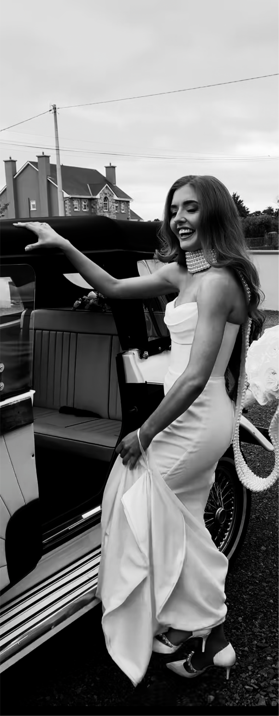 Handmade pearl bridal neck piece